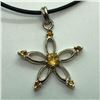 Image 1 : Sterling Silver Citrine Pendant (3.4g) Retail $140