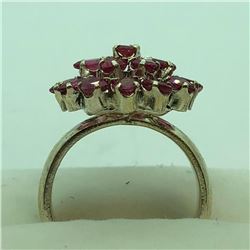 Sterling Silver Ruby Ring (6.51g) Retail $330