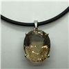 Image 1 : Sterling Silver Smokey Quartz Pendant (10.79g) Retail $215