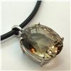 Image 2 : Sterling Silver Smokey Quartz Pendant (10.79g) Retail $215