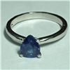 Image 2 : Sterling Silver Sapphire Ring. Retail $300