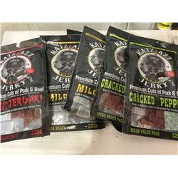 Lot of Katz Azz Assorted Jerky (6 x 225g)