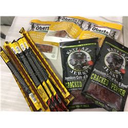 Lot of Assorted Jerky Snacks