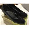 Image 1 : Ladies Naot Black Madras Low Heel Shoe 10-10.5