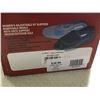 Image 2 : Womens Adjustable Fit Slippers Navy Velour (Size 8)