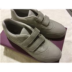 Ladies Clay Calfskin Performance Walker Velcro-size 10