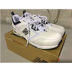 New Balance White/Navy Mens' Size 14