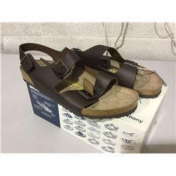 Birkenstock Milano Reg Leather Dark Brown Size 49