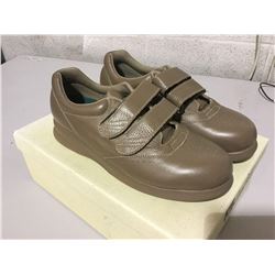Canfield Leisure Velcro Taupe Glove Shoe Size 10