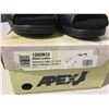 Image 2 : Apex Black Leather Women's Wide 11.5, Mens Medium 10.5