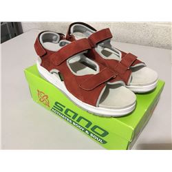 SanoTattoo Red Size 10 Sandal