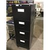 Image 1 : Black 4-Drawer Vertical File Cabinet