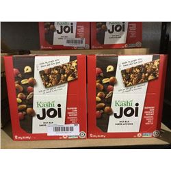 Kashi Joi Raspberry Dark Chocolate Hazelnut Bars (12 x 40g) Lot of 2