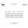 Image 2 : NEW Wayne Dalton 9700 Garage Door Panels- 18 ft x 7 ft OAK PARK white with lites