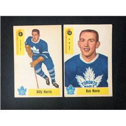 1958-59 PARKHURST HOCKEY CARD LOT (HARRIS #4/ NEVIN #13)