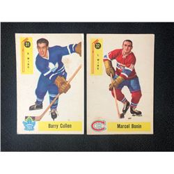 1958-59 PARKHURST HOCKEY CARD LOT (CULLEN #31/ BONIN #32)