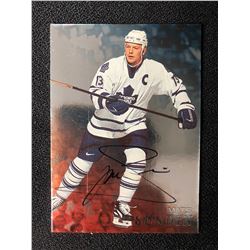 1998-99 Be A Player #136 Mats Sundin Auto Card