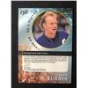 Image 2 : 1998-99 Be A Player #136 Mats Sundin Auto Card