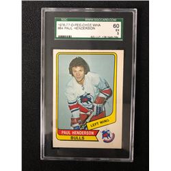 1976-77 O-PEE-CHEE WHA #84 PAUL HENDERSON (EX 5)