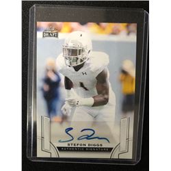 2015 Leaf Draft Football Stefon Diggs Rookie Autographed