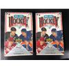 Image 1 : 1991-92 UPPER DECK HOCKEY BOX CARDS LOT