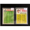 Image 1 : 1960'S TOPPS BASEBALL CHECKLISTS LOT