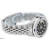 Image 3 : Rolex Ladies Stainless Steel Black Diamond & Channel Sapphire Datejust Wristwatc