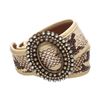 Image 2 : Dolce & Gabbana Snake Print Jewel Buckle Belt