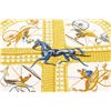 Image 2 : Hermes Gold Multicolor Voitures Paniers Julia Abadie Silk Scarf 90