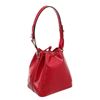 Image 3 : Louis Vuitton Red Epi Leather Noe PM Drawstring Shoulder Bag