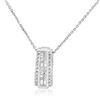 Image 1 : 14k White Gold 0.49CTW Diamond Pendant, (H-I)