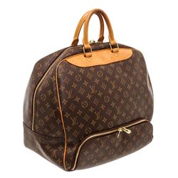 Louis Vuitton Monogram Canvas Leather Evasion Travel Bag