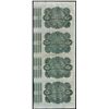 Image 2 : Uncut Sheet of (4) State of Louisiana Baby Bond Obsolete Notes