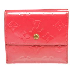Louis Vuitton Pink Vernis Leather Elise Wallet