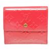 Image 1 : Louis Vuitton Pink Vernis Leather Elise Wallet