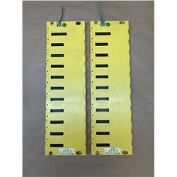 (2) Fanuc A03B-0807-C001 ABU10A 10-Slot Base Module