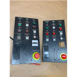 (2) Fanuc A05B-2051-C125 Operators Panel