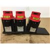 Image 3 : (3) Fanuc A06B-0376-B575 Servo Motor w/ A860-0360-T001 PulseCoder