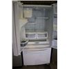 Image 2 : 33" WHITE KENMORE FRIDGE WITH BOTTOM FREEZER AND WATER & ICE