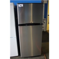 24" STAINLESS STEEL INSIGNIA APARTMENT SIZED FRIDGE WITH TOP FREEZER