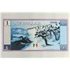 Image 2 : 1999 ANTARCTICA SPECIMEN $1 SERIAL #C0000 CRISP