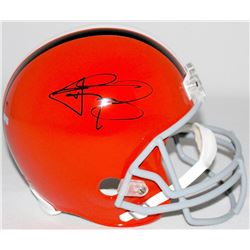 Johnny Manziel Signed Browns Full-Size Helmet (Panini COA)