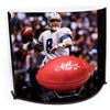 Image 1 : Troy Aikman Signed NFL Official Game Ball Inscribed "HOF 06" with Custom Curve Display Case (Steiner