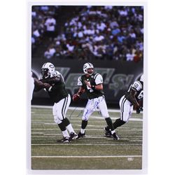 Brett Favre Signed Jets 21x31 Photo (Favre Hologram)