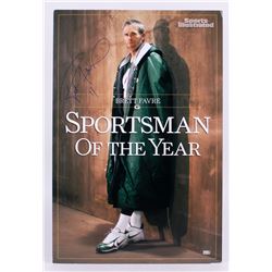 Brett Favre Signed Jets 24x36 Photo (Favre Hologram)