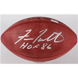 Fran Tarkenton Signed NFL Football Inscribed  HOF 86  (Radtke COA)