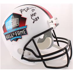 Brian Urlacher Signed Hall of Fame Commemorative Full-Size Helmet Inscribed  HOF 2018  (JSA COA)
