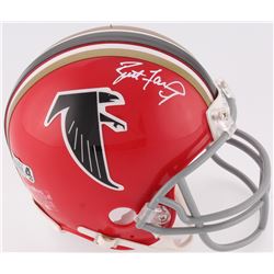 Brett Favre Signed Falcons Throwback Mini-Helmet (Radtke COA)
