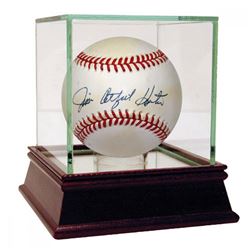 Jim  Catfish  Hunter Signed OAL Baseball (PSA Hologram)