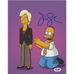 Jane Lynch Signed  The Simpsons  8x10 Photo (PSA COA)